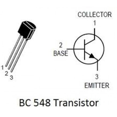 Lot De 4 Transistors BC548C NOS (New Old Stock) - Motorola/RTC/SGS, Origine France