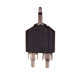 Adaptador "Y" Plug 3.5 mm Mono a 2 Plug RCA