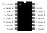 74LS157 TTL Cuatro Multiplexores y Selectores de Datos de 2 a 1 Línea