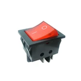 Switch Balancín 16A/125V 8A/250V 2 Polos, 1 Tiros, 2 Posiciones Enclave (ON-OFF) Rectangular Iluminado