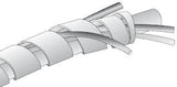 Ducto Tipo "Espiral" 1/2" Blanco Transparente