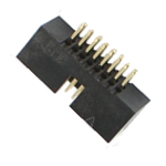 Conector para Cable Plano 16 Pines Soldable en PCB