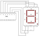 74LS48 TTL Decodificador/Driver  BCD a 7 Segmentos Cátodo Común