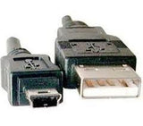Cable 0.80 m Plug USB-A a Plug Mini USB-B 5 Pines