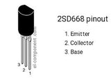 Transistor 2SD668 Media Potencia