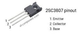 Transistor 2SC3807 Media Potencia