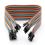 Juego de 10 Cables Jumpers Macho-Hembra 20 cm Varios Colores