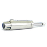 Adaptador Plug 6.3 mm Mono a  Jack Cannon (XLR3)