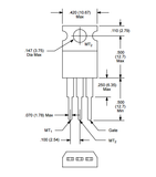 Triac 8 A 400 V TO220 TIC226D