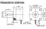 Motor Paso a Paso de 4 Hilos NEMA 17