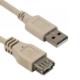 Cable 1.80 m Plug USB-A a Jack USB-A