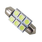 Foco Automotriz S8 Toldo 12 V de 6 LEDs 5050 Blanco Frío
