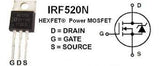 Módulo Controlador Mosfet IRF520N