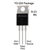 Transistor IRFZ44N Mosfet TO220 CH-N 55 V 49 A