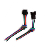 Juego de Conectores Plug y Jack  para Tira de LEDs RGB CONNECTOR-4P/RGB