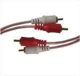 Cable 7.6 m 2 Plug RCA a 2 Plug RCA Transparente DXR 080-142