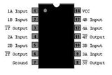 74HC00D CMOS 4 Compuertas NAND de 2 Entradas