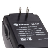 Cargador para Baterías Recargables Selladas de 6-12 VCD  1.4 A Steren BR-500