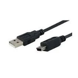 Cable 1.8 m Plug USB-A a Plug Mini USB-B 5 Pines