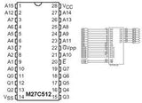 M27C512-10F1 Memoria CMOS EPROM and OTP EPROM