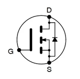 Transistor IRFR9024 Mosfet Pequeña Señal CH-P 55 V 11 A