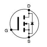 Transistor SUB40N06-25L Mosfet Pequeña Señal CH-N 60 V 25 A