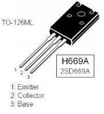 Transistor H669A Media Potencia