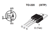 Transistor IXTP80N10T Mosfet TO220 CH-N 100 V 80 A