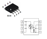Transistor FDS6673BZ Mosfet Pequeña Señal CH-P -30 V 14.5 A 15R3432