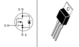 Transistor MTP2N60E Mosfet TO220 CH-N 600 V 2 A