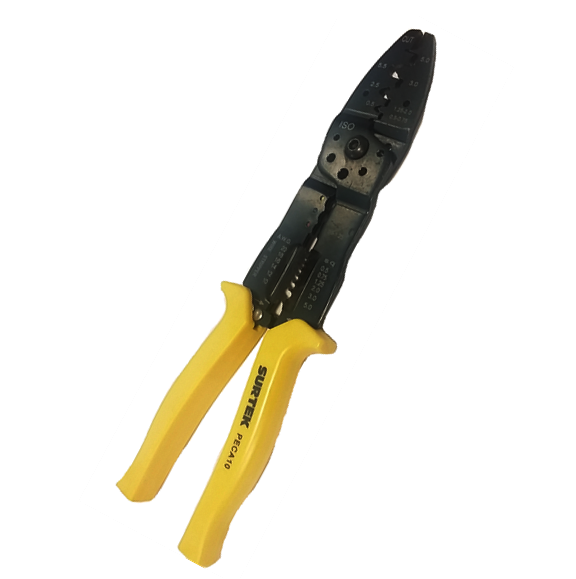 auditoría Vinagre fondo Pinza para Desforrar y Ponchar Cable 10-22 AWG Surtek P, ponchar conectores, pelar cable, cortar tornillos, cableado, instalaciones electricas, hacer extensiones electricas electronicas, tienda de electronica en torreon pinza eléctrica herramienta ... auditoría Vinagre fondo Pinza para Desforrar y Ponchar Cable 10-22 AWG Surtek P, ponchar conectores, pelar cable, cortar tornillos, cableado, instalaciones electricas, hacer extensiones electricas electronicas, tienda de electronica en torreon pinza eléctrica herramienta ...