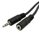 Cable 3.6 m Plug 3.5 mm a Jack 3.5 mm Estéreo Plateada