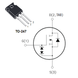 Transistor STW18N60M2 Mosfet Potencia CH-N 600 V 13 A