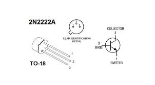 Transistor 2N2222A Pequeña Señal nte123a amplificador bipolar baja potencia conmutacion tension semiconductor refacciones electronicas componentes electronicos todo en electronica tienda de electronica en Torreon tienda linea en Mexico ...