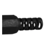 Plug Invertido 0.5 mm x 3 mm con Sujeta Cable