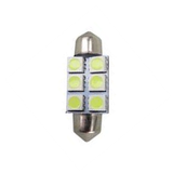 Foco Automotriz S8 Toldo 12 V de 6 LEDs 5050 Blanco Frío