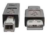 Cable 1.5 m Plug USB-A a Plug USB-B