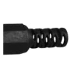 Plug Invertido 1.3 x 3.5 x 9 mm con Sujeta Cable