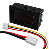 Voltímetro y Amperímetro Digital de Carátula 0-100 VCD 0-10 ACD Tres Dígitos