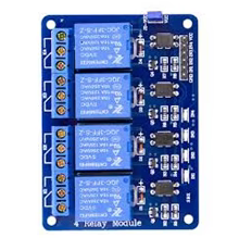 Módulo de 4 Relevadores 5 V con Optoacoplador